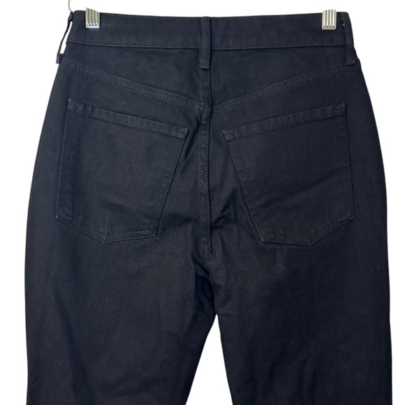 NWT Old Navy Extra High Rise Kicker Boot Cut buttonfly black jeans women’s sz 2 - Picture 4 of 14